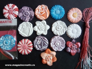 MARTISOARE IPSOS - FLORI IPSOS - set confectionare 25 martisoare