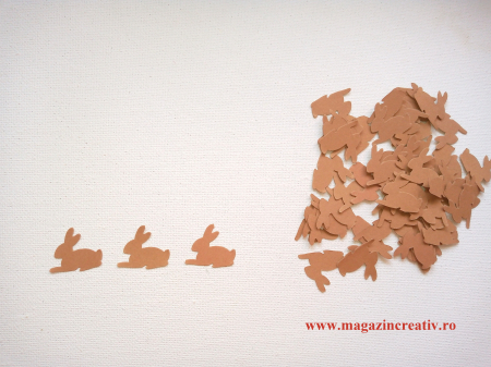 ANIMALE DOMESTICE ȘI SĂLBATICE - 200 iepuri carton 2,5 cm