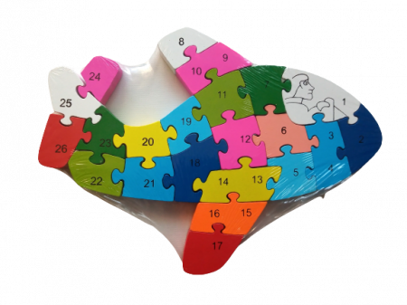 MIJLOACE DE TRANSPORT - Puzzle lemn Avion