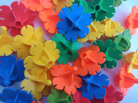 JOCURI CONSTRUCTIE - Joc constructii plastic 330 grame/ blister