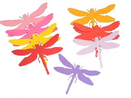 ALBINE. LIBELULE. - libelule carton - set 30 buc
