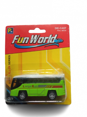 JOCURI ASOCIERE - Masini metal - autobuz verde