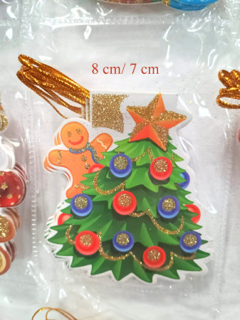 Set 160 Mini felicitări duble de Crăciun - cu suport inclus [1]