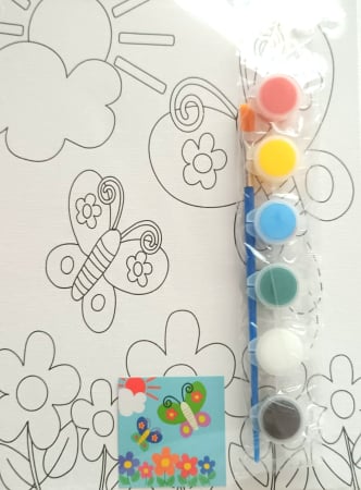 TABLOURI PENTRU MAMA - Panza pictura carton 18x24cm Mediul acvatic