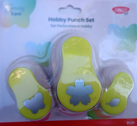 CREATIVITATE SI INDEMANARE - Perforator hobby hartie Primăvară - set 3 buc.