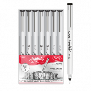 PICTURA - Pix DACO Liner Grafic Arhitect set 7