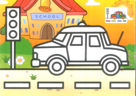 MIJLOACE DE TRANSPORT - Planse AA nisip colorat A5