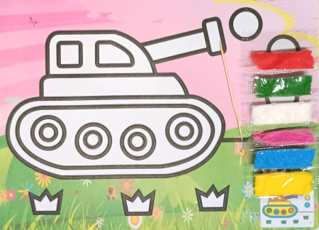 PLANSE NISIP COLORAT. RĂZUIRE. TRANSFER. ZGARIERE. - Planse AA nisip colorat A5