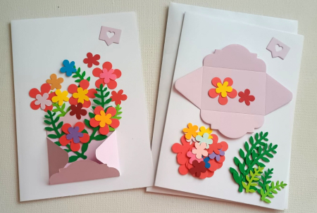 Plic cu flori - set confectionare 20 felicitari [2]