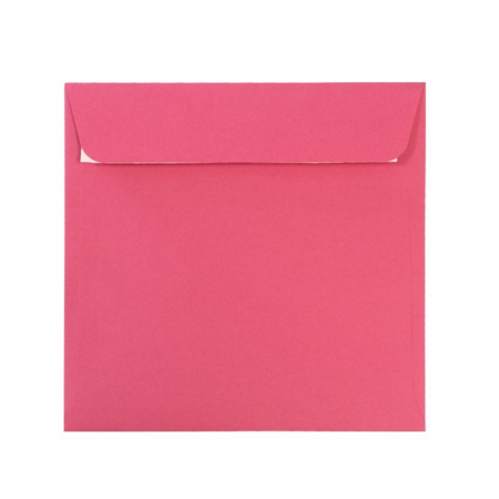 Felicitări pentru primăvară - Martie - Plic patrat fucsia 16 cm