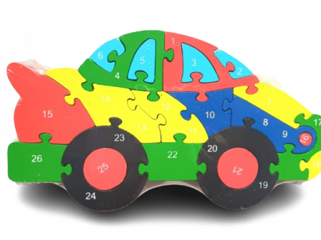 MIJLOACE DE TRANSPORT - Puzzle lemn masina