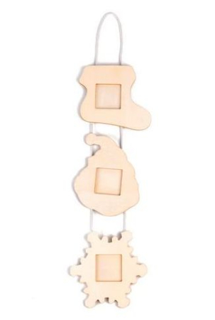 SUPORTURI DECORAT - Rama foto lemn ciorap caciula fulg