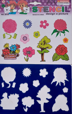 UNELTE HOBBY. SABLOANE.STAMPILE - Sablon plante plastic