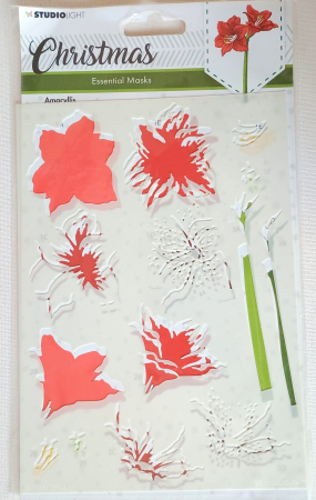 UNELTE HOBBY. SABLOANE.STAMPILE - Sablon plastic floare Crăciun