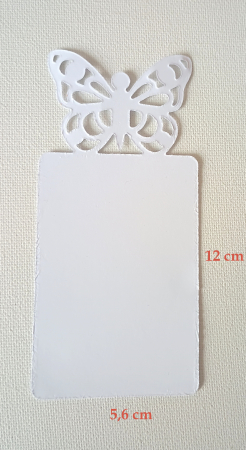 SEMNE DE CARTE - Semn carte pentru decorat 15 cm/ 6 cm