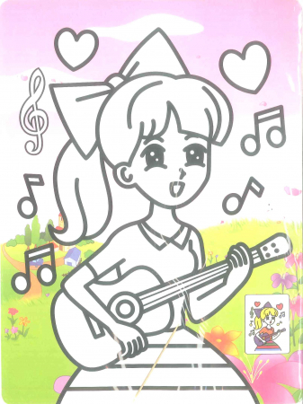 Set 100 planse AA nisip colorat A4 [4]