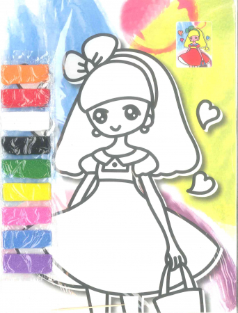 Set 100 planse AA nisip colorat A5 [2]