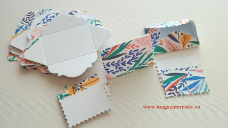 ACCESORII MARTISOARE - Set creativ mini-plicuri color - 8 buc.