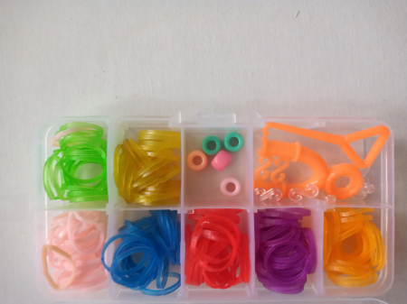 SETURI ELASTICE - Set elastice pentru bratari 120 buc