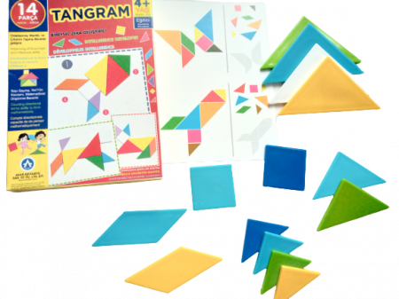 Set geometrie TANGRAM 15 pcs