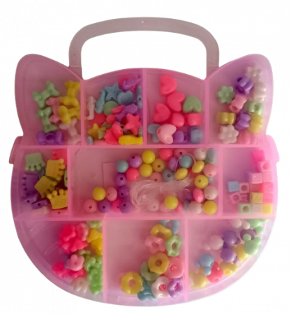 MARGELE. SNURURI. - Set margele craft, 11 compartimente