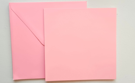 Felicitari dublate pentru cusaturi - Plic patrat + blank felicitare 16 cm