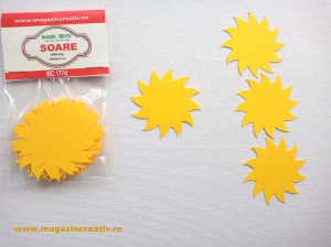 PRIMAVARA - Soare carton - set 30 buc