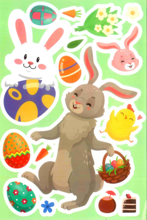 Accesorii decorative Pasti - Sticker geam pentru primavara