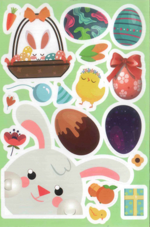 Accesorii decorative Pasti - Sticker geam pentru primavara