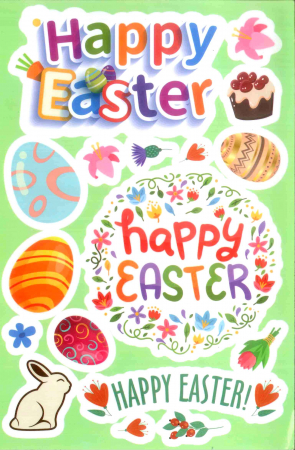 Accesorii decorative Pasti - Sticker geam pentru primavara