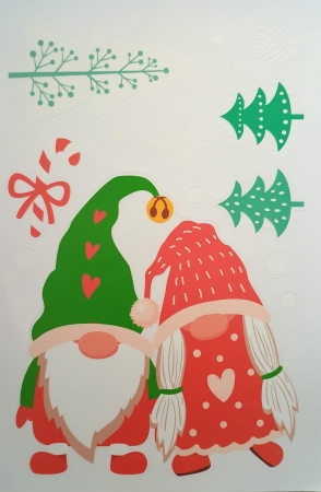 STICKERE. GHIRLANDE. AUTOCOLANTE.BALOANE - Sticker Craciun pentru geam 2