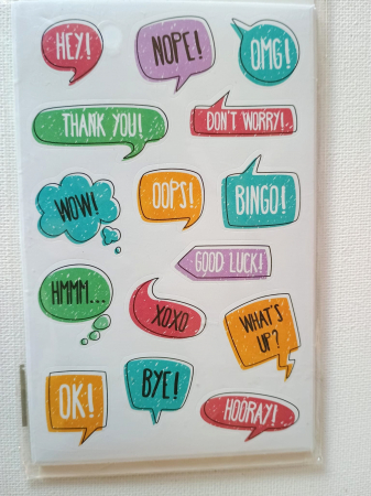 STICKERE. GHIRLANDE. AUTOCOLANTE.BALOANE - Stickere hartie smile - etichete 10 file