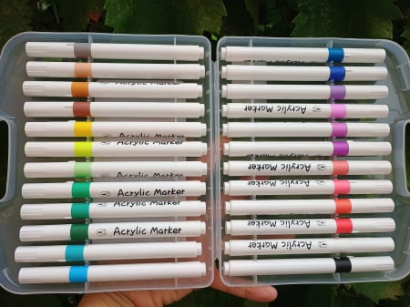 Trusa marker acrilic 24 culori [0]