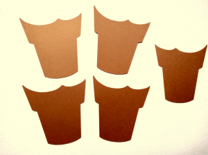DECUPAJE MARI 6-25 CM - Vas flori 10 cm