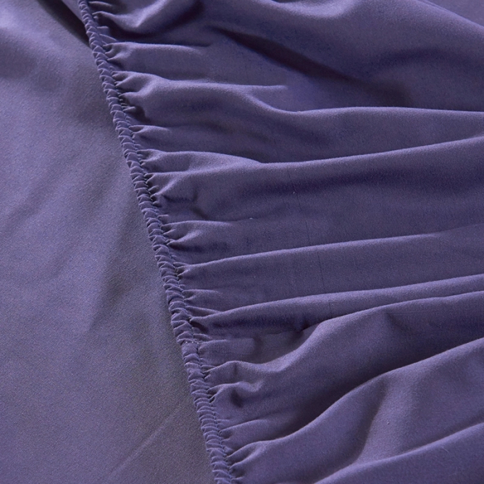 Cearceaf de pat cu elastic 100 x 200 cm, mov [2]