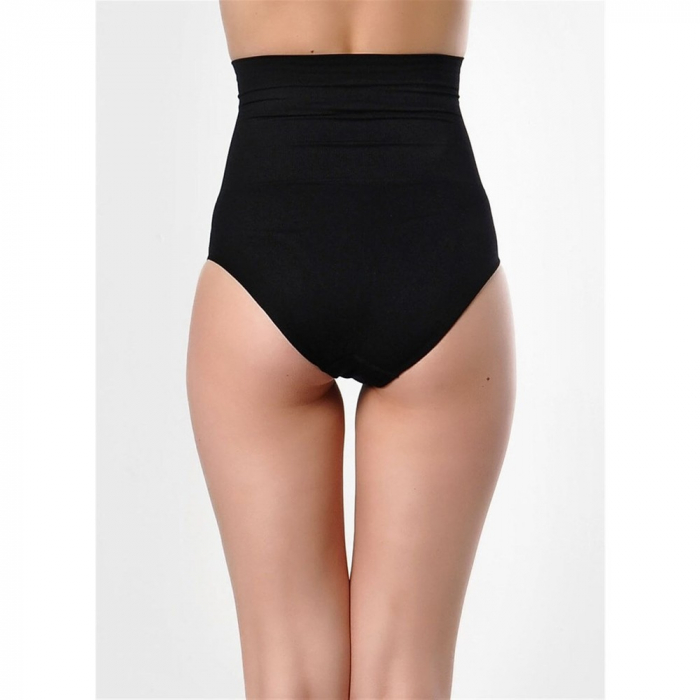 Chilot modelator cu talie inalta, Negru [2]