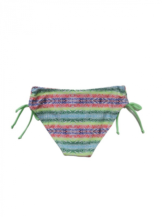 Costum de baie verde deschis, sutien balconet cu cupe si slip cu snur reglabil [4]