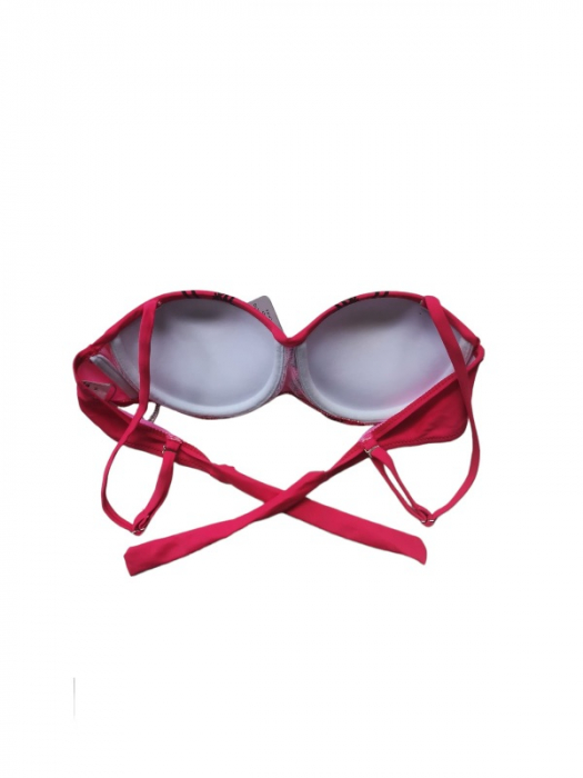 Costum de baie 2 piese coral cu imprimeu [2]