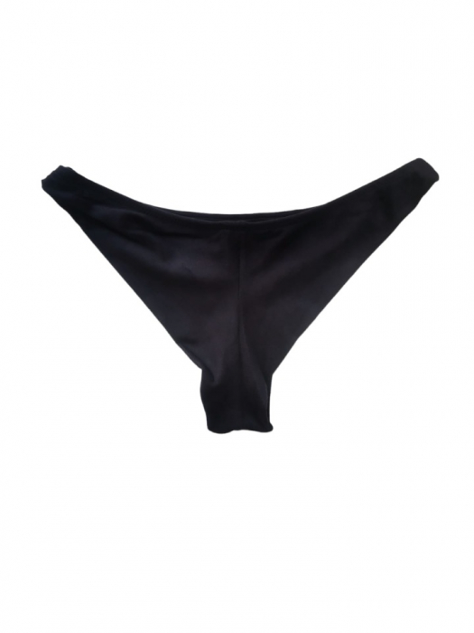 Costum de baie 2 piese negru model catifea [3]