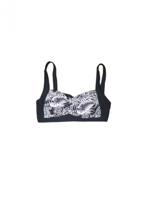 Costum de baie 2 piese, slip tip boxeri, sutien cu burete detasabil si snur reglabil, marime mare [2]