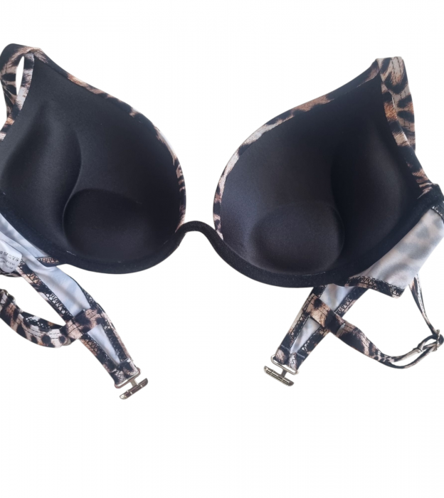 Costum de baie animal print, Sutien cu Push-up și Chilot brazilian [3]
