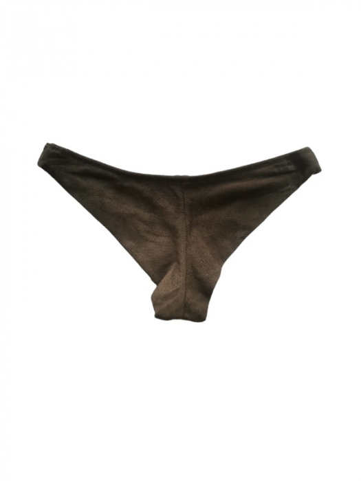 Costum de baie 2 piese verde model catifea [3]