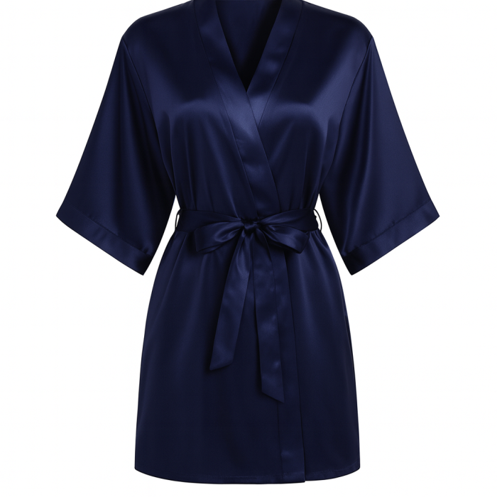 Halat satin Albastru [1]