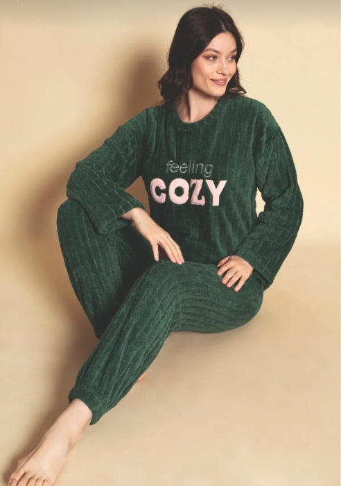 Pijama dama cocolino, Verde [3]