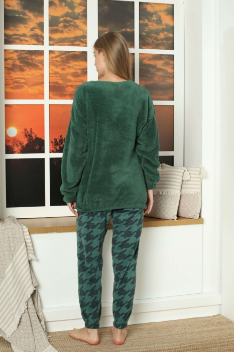 Pijama dama cocolino, verde [3]