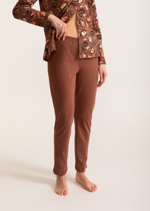 Pijama femei bumbac, Soft&Seven Sofiaman, bluza cu nasturi [4]