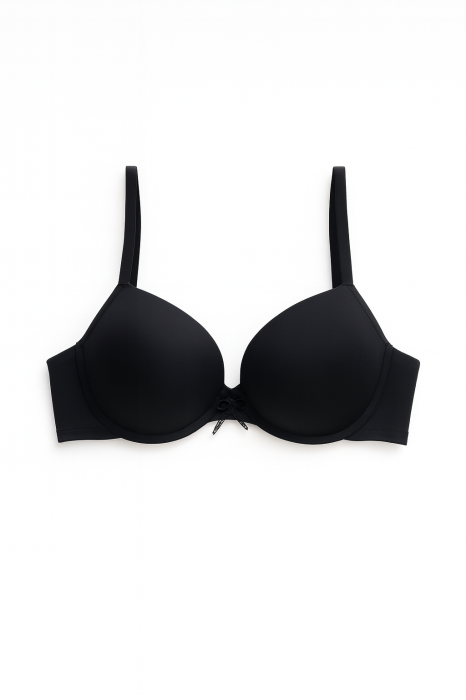 Sutien cu cupe si push-up, negru [1]
