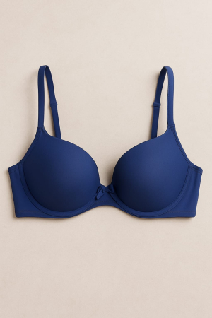 Lenjerie intima - Sutien cu push-up, Bleumarin