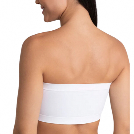 Bustiera  sport simpla fara burete, alba [2]