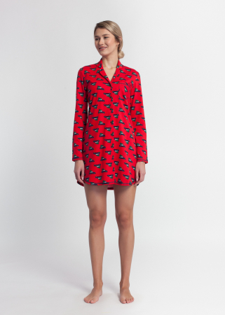 Camasa de noapte rosie Soft & Seven BY SOFIAMAN [5]